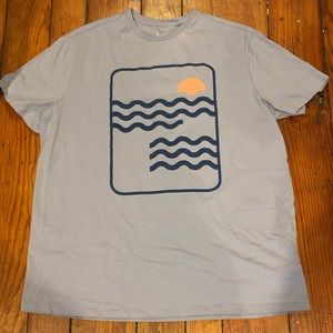 Abstract Beach Print Graphic T